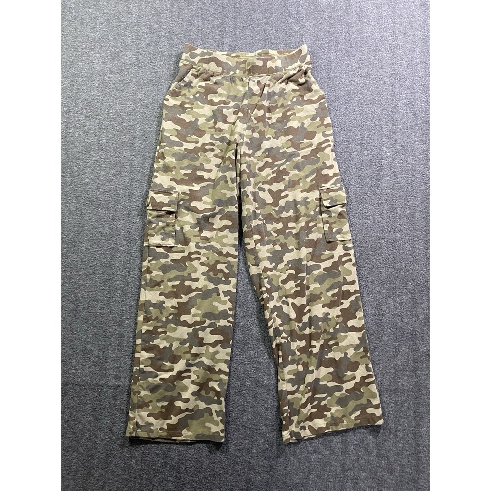 D & co Beach ladies cropped Camo stretch loose pants size XS